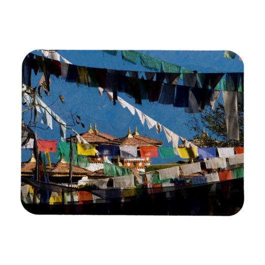 Gebedsvaantjes en chortens magneet (Horizontaal)