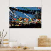Gebedsvaantjes en chortens poster (Keuken)