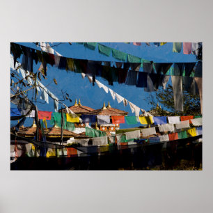 Gebedsvaantjes en chortens poster