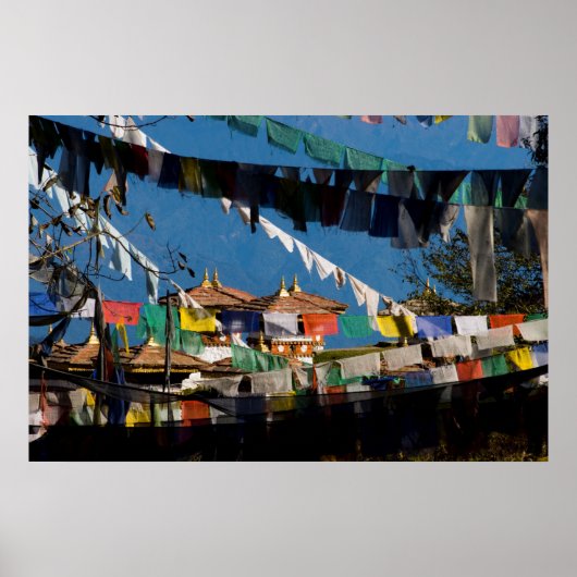 Gebedsvaantjes en chortens poster (Voorkant)