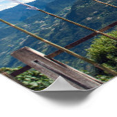 Gebedsvaantjes in de oostelijke bergen van Bhutan Poster (Hoek)