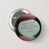 Gebedsverzen in de Bijbel Ronde Button 5,7 Cm (Voorkant /achterkant)