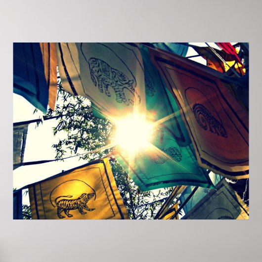 gebedvlaggen poster (Voorkant)