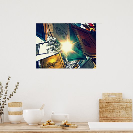 gebedvlaggen poster (Keuken)