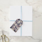 Gebeeldhouwd poppen inpakpapier cadeaulabel (Met Touw)