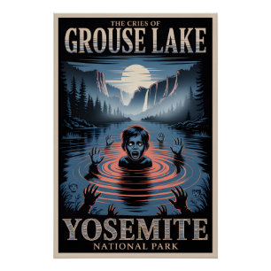 Gebeeldhouwd Yosemite National Park Poster