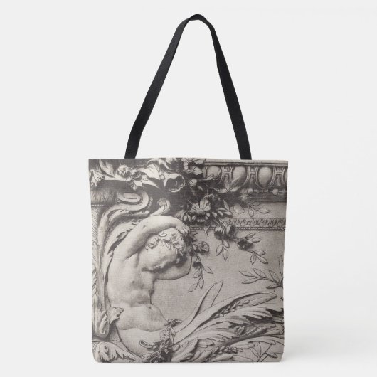 Gebeeldhouwde architectonische details tote bag (Voorkant)