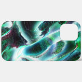 Gebeeldhouwde ruwe digitale watervallen en regenwo Case-Mate iPhone case (Achterkant (horizontaal))