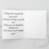 Gebeeldhouwde Spiral Tree Art Kaart (Binnen)