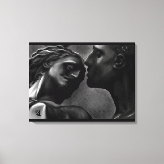 Gebeiteld Eeuwigheid #Abstract #Liefde #Voelt #Sta Canvas Afdruk (Voorkant)