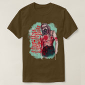 gebeiteld op je grafsteen t-shirt (Design voorkant)