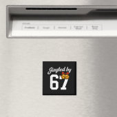 Gebeld door 67 Meme, Grappige Jongens Kerstmis  Magneet (Insitu (Vaatwasser))