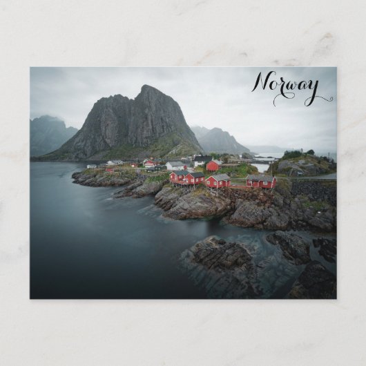 Gebergte in de Lofoten-eilanden Briefkaart (Voorkant)