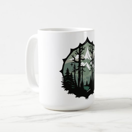  gebergte koffiemok (Voorkant links)