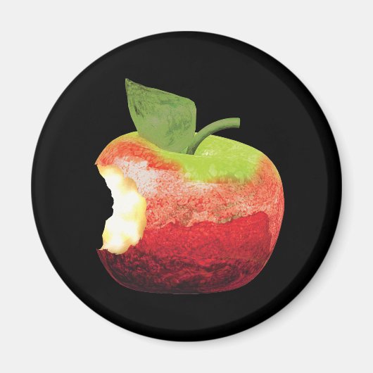 Gebeten appel magneet (Voorkant)