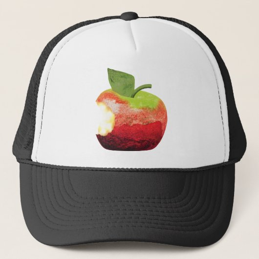 Gebeten appel trucker pet (Voorkant)
