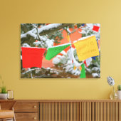 gebeukenvlaggen omwikkeld canvas afdruk (Insitu (Woonkamer))