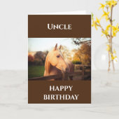 **"GEBEUREN OP BIRTHDAY** UNCLE KAART VAN COOL HOR (Gele Bloem)