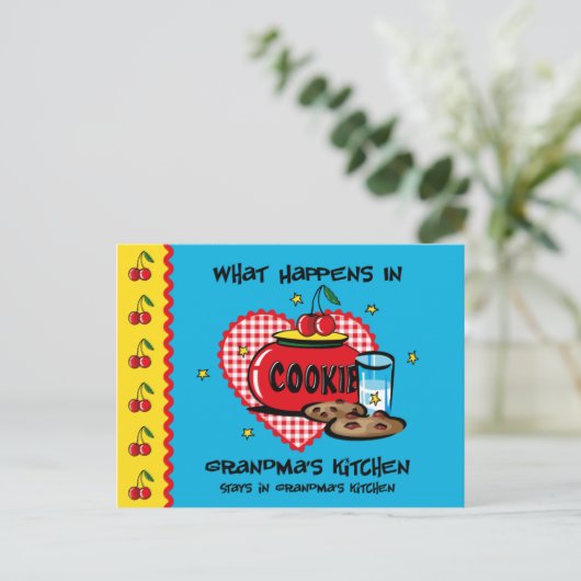 Gebeurt in Oma's Keuken Recept Kaart (Staand voorkant)