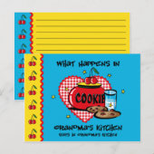 Gebeurt in Oma's Keuken Recept Kaart (Voorkant / Achterkant)