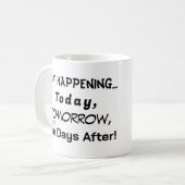 Gebeurt niet, P = 0 Koffiemok (Voorkant links)