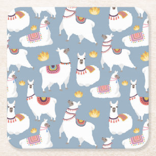 Gebeurtenis Alpaca/Llama Kartonnen Onderzetters