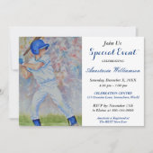 GEBEURTENIS BASEBALL ARTITY INVITE KAART (Voorkant)