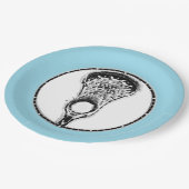 Gebeurtenis bij Lacrosse Party Papieren Bordje (Gekanteld)