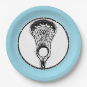 Gebeurtenis bij Lacrosse Party Papieren Bordje (Voorkant)