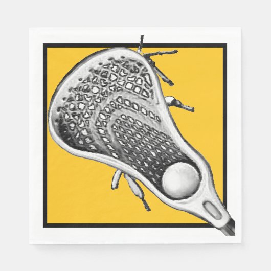 Gebeurtenis bij Lacrosse Party Servet (Voorkant)