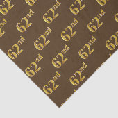 Gebeurtenis bruin, Faux Gold 62e (62e) Tissuepapier (Detail)