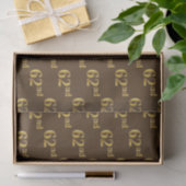 Gebeurtenis bruin, Faux Gold 62e (62e) Tissuepapier (Geschenk)