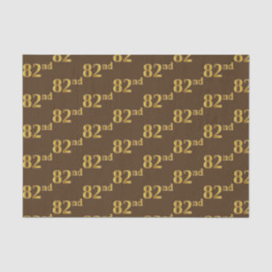 Gebeurtenis bruin, Faux Gold 82e (82e) Tissuepapier