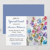 GEBEURTENIS BRUNCH ARTIJ INVITE KAART (Voorkant / Achterkant)