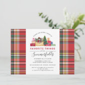 Gebeurtenis met kerstfeestdagen voor favoriete fee kaart (Staand voorkant)