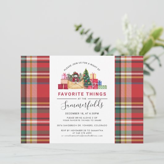 Gebeurtenis met kerstfeestdagen voor favoriete fee kaart (Staand voorkant)