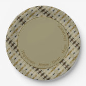 Gebeurtenis moderne en inspirerende ontwerper papieren bordje (Voorkant)