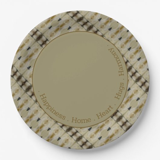 Gebeurtenis moderne en inspirerende ontwerper papieren bordje (Voorkant)