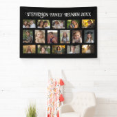 Gebeurtenis of familiereünie 16 Photo Collage Bann Spandoek (Insitu)