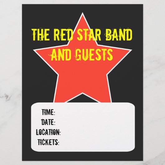 Gebeurtenis of Gig-flyer Flyer (Voorkant)