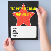 Gebeurtenis of Gig-flyer Flyer (Hand)