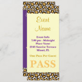 Gebeurtenis of uitnodiging van een partij (Voorkant / Achterkant)