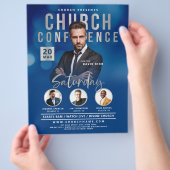 Gebeurtenis over de service van de conferentie van flyer (Hand)