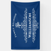 Gebeurtenis over familie reünie Elegant Tree Spandoek (Verticaal)