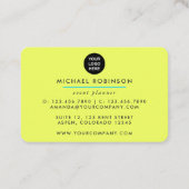 Gebeurtenis Planner B voor ananassen van turquoise Visitekaartje (Achterkant)