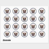 Gebeurtenis rond 250ste verjaardag van de VS Ronde Sticker (Vel)