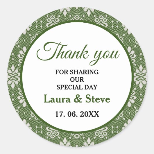 Gebeurtenis Ronde Sticker (Voorkant)