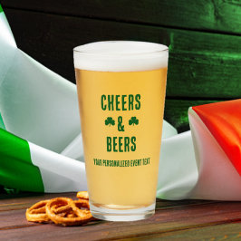 Gebeurtenis van de Cheers and Beers Party Glas