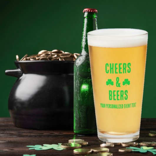 Gebeurtenis van de Cheers and Beers Party Glas