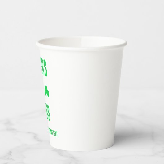 Gebeurtenis van de Cheers and Beers Party Papieren Bekers (Links)